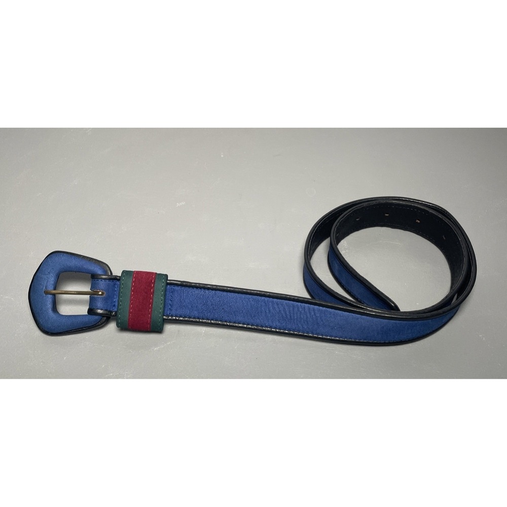 Vintage Carlisle Womens Blue Belt Size M